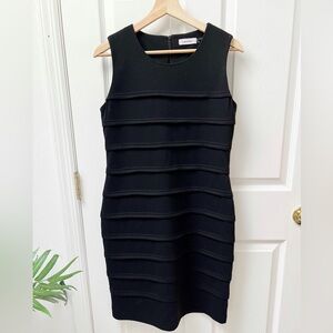 Calvin Klein Sleeveless Sheath Dress in Black